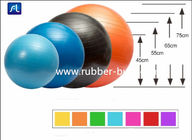 Attrezzatura della palla di esercizio della palla di forma fisica della palla dell'equilibrio di yoga del materiale 600g 75cm del PVC dell'OEM